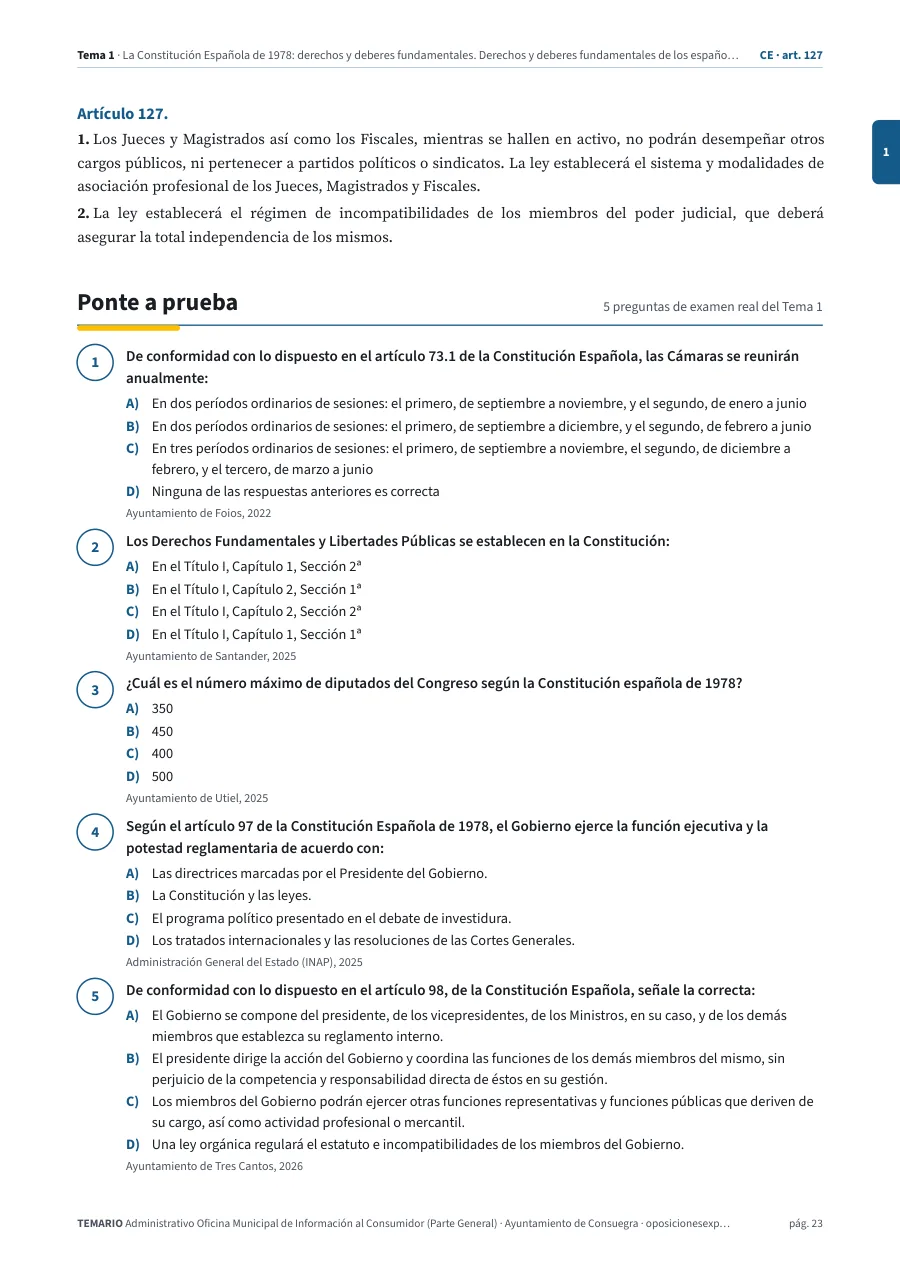 Página del temario con el cierre de un tema