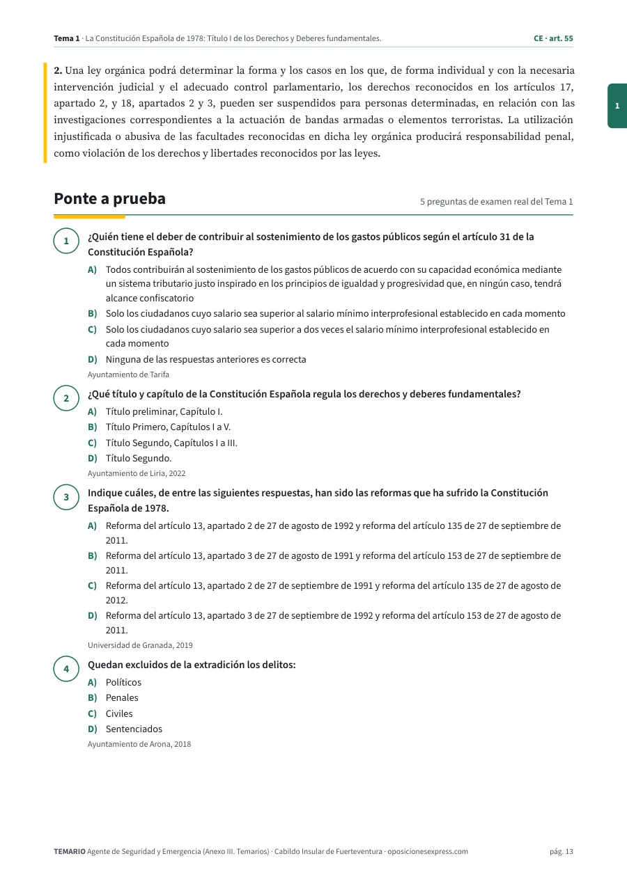 Página del temario con el cierre de un tema