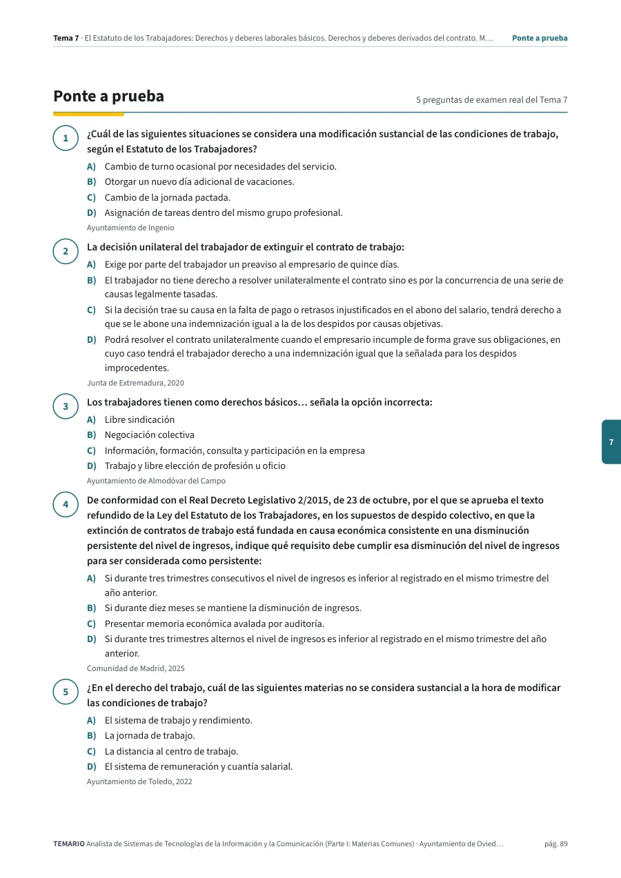 Página del temario con el cierre de un tema