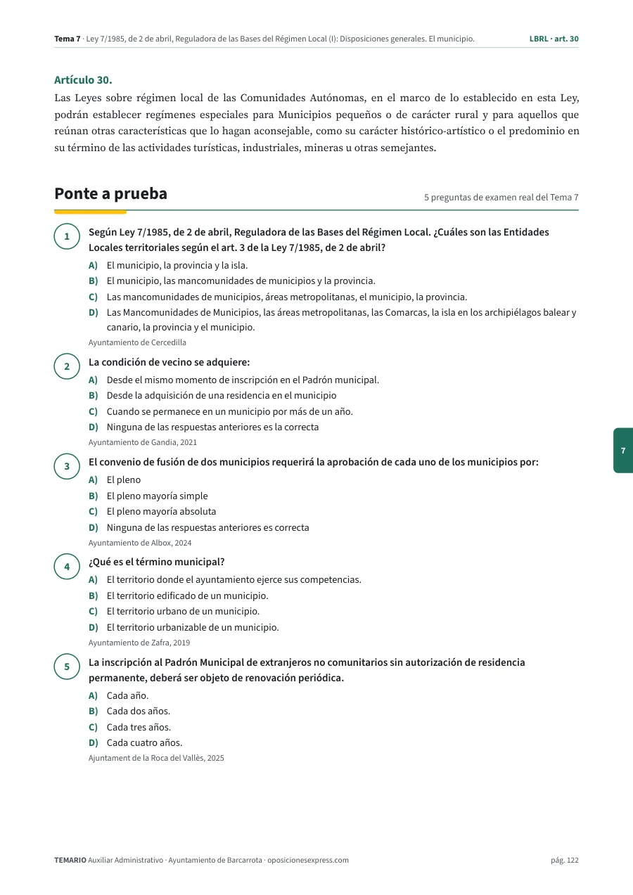 Página del temario con el cierre de un tema