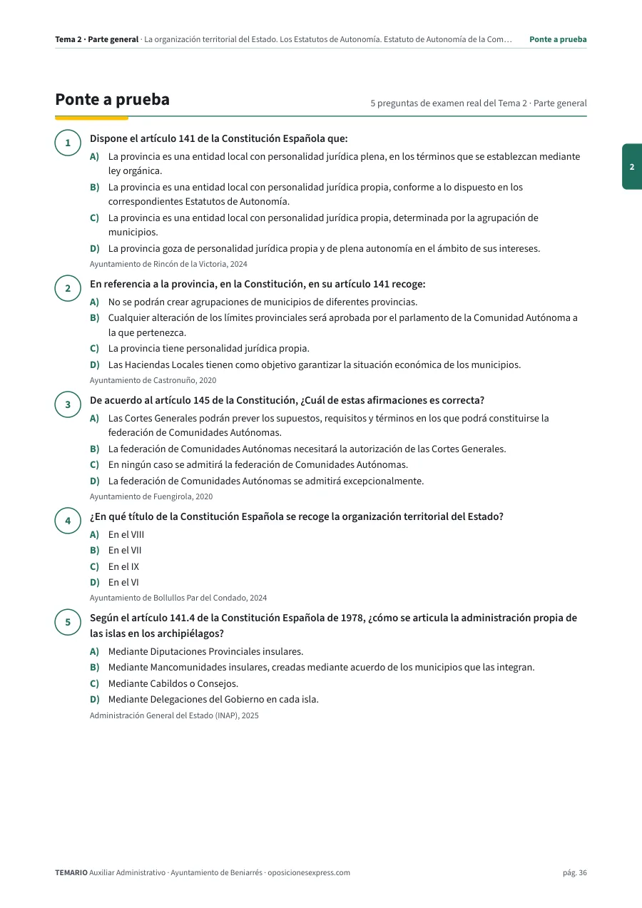 Página del temario con el cierre de un tema