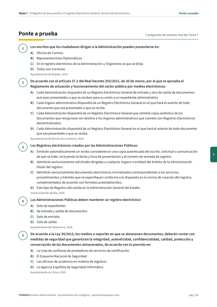 Página del temario con el cierre de un tema