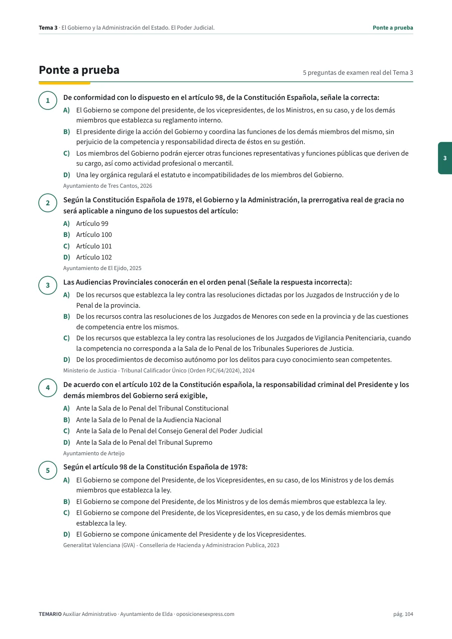 Página del temario con el cierre de un tema