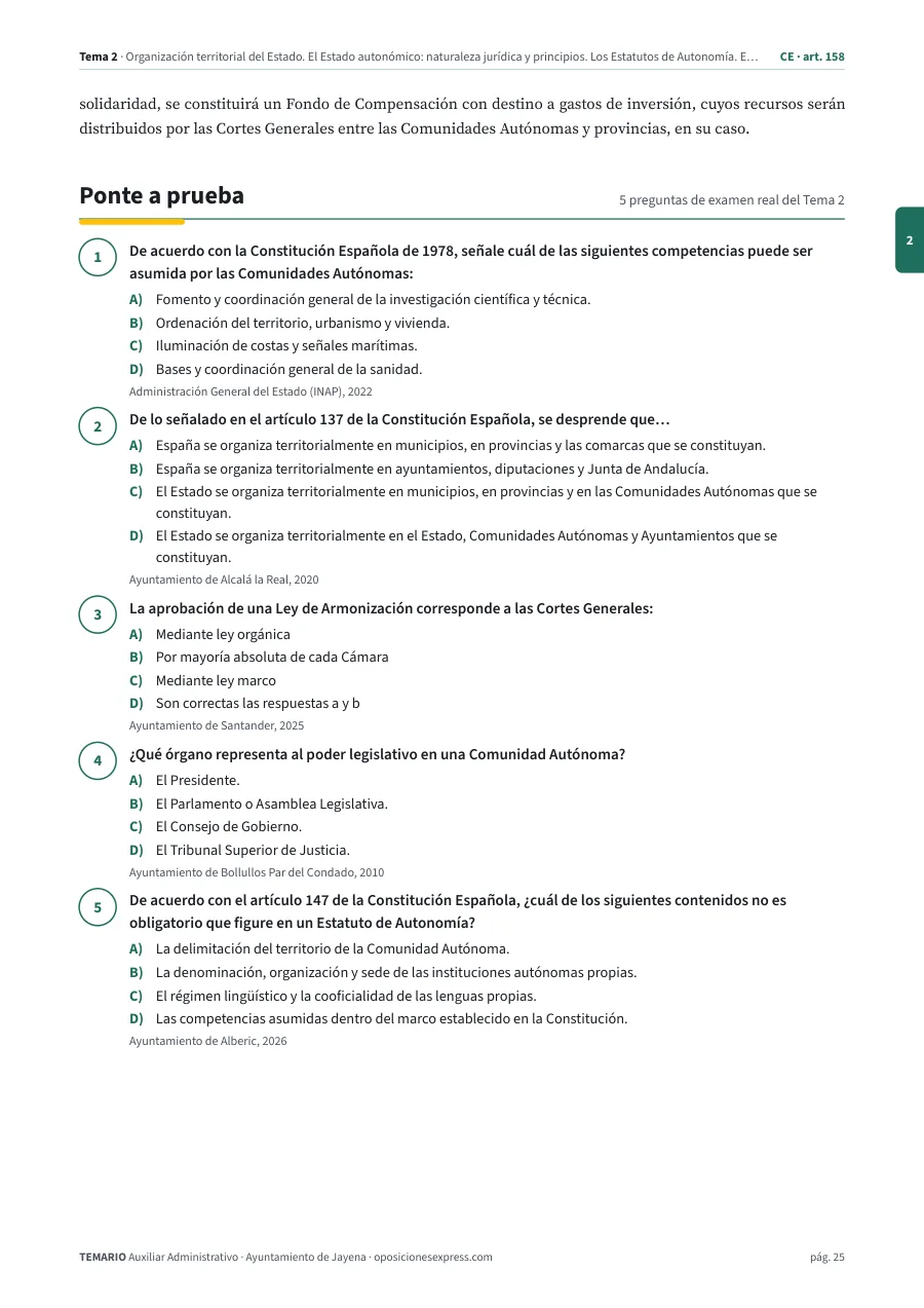 Página del temario con el cierre de un tema