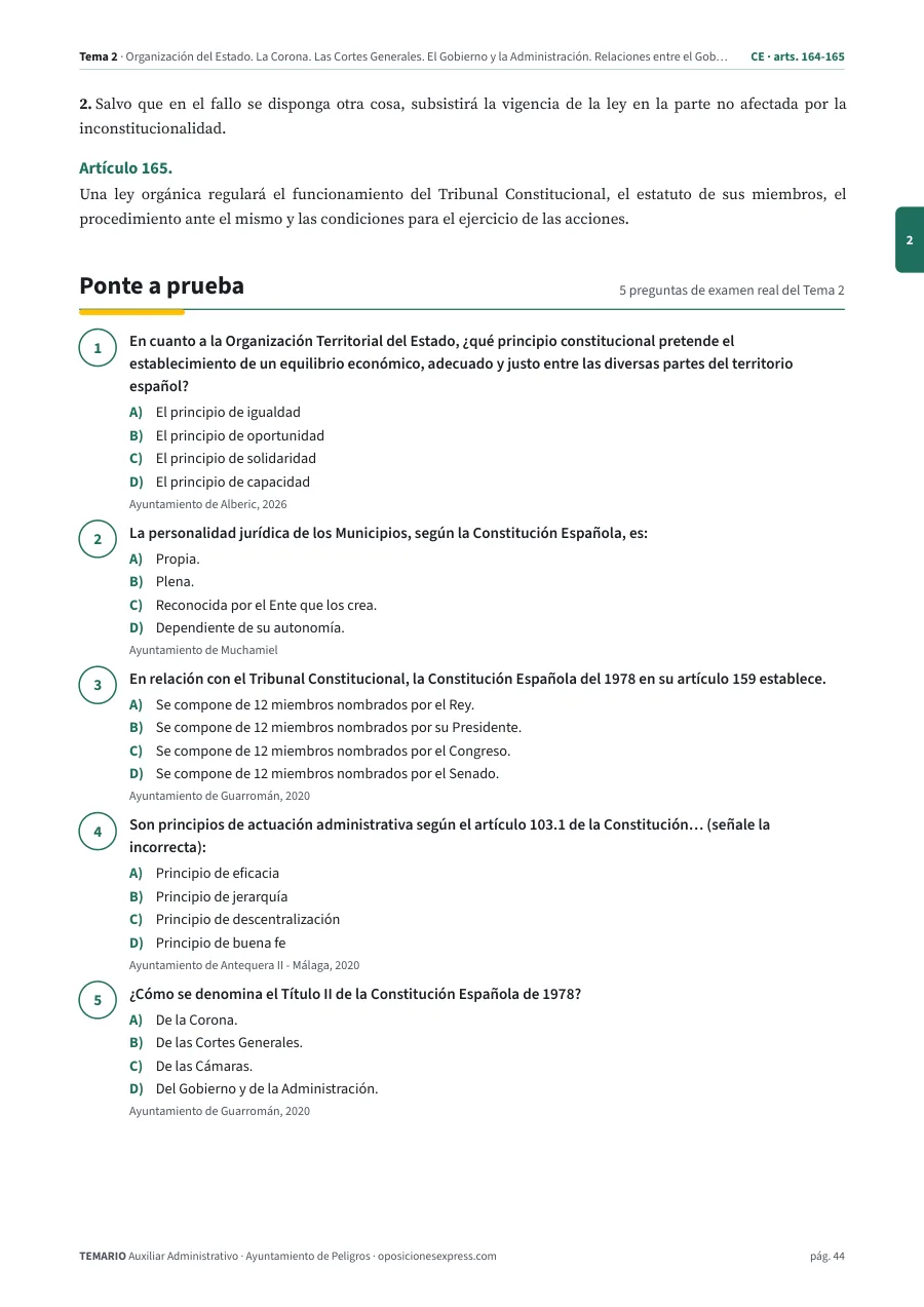 Página del temario con el cierre de un tema