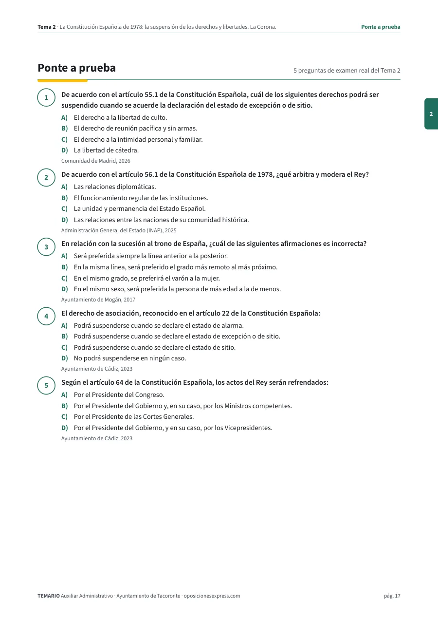 Página del temario con el cierre de un tema