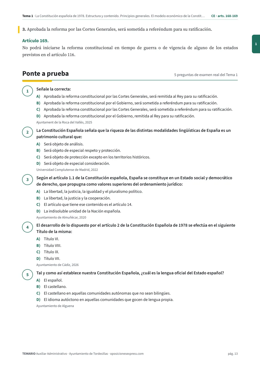 Página del temario con el cierre de un tema