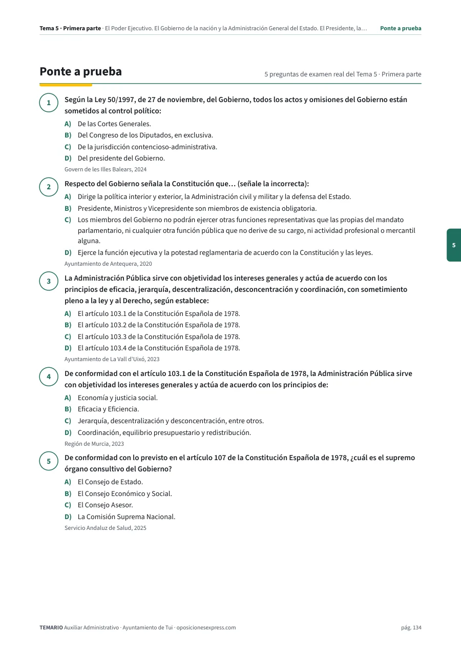 Página del temario con el cierre de un tema