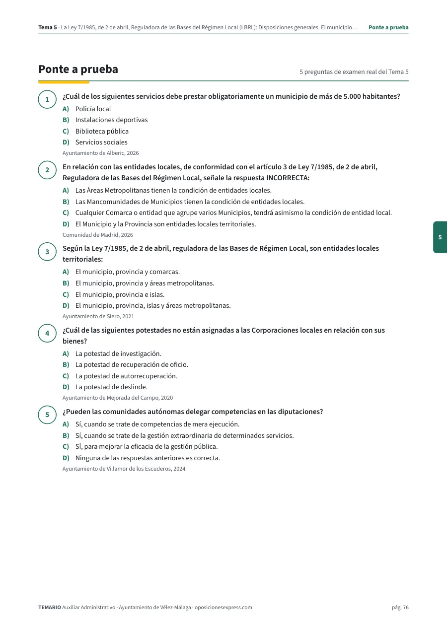 Página del temario con el cierre de un tema