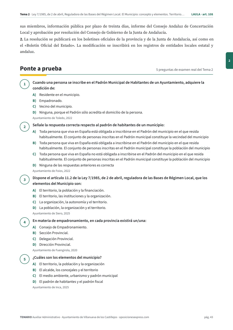 Página del temario con el cierre de un tema
