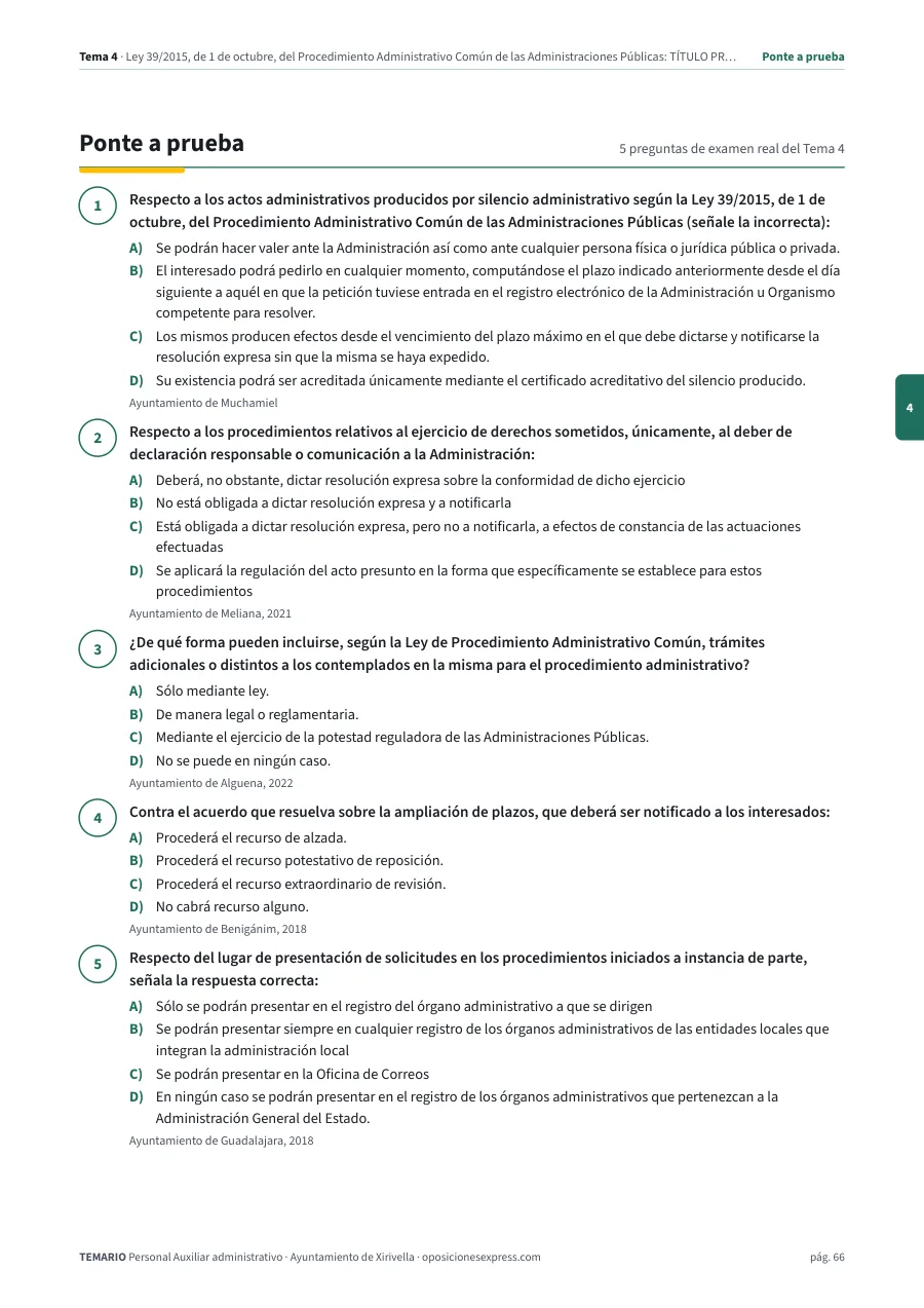 Página del temario con el cierre de un tema