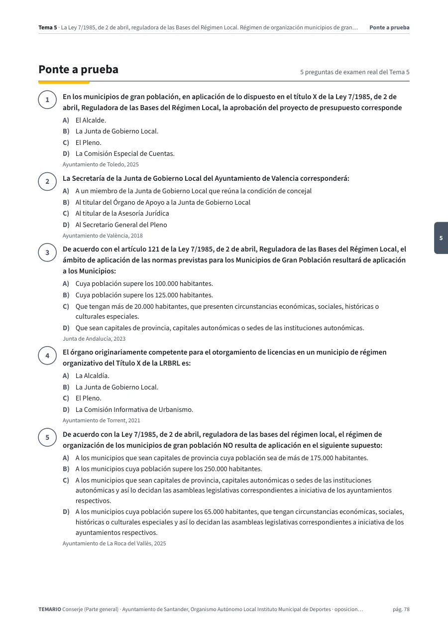 Página del temario con el cierre de un tema