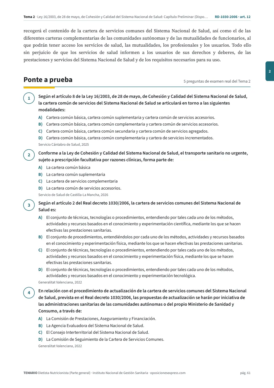 Página del temario con el cierre de un tema