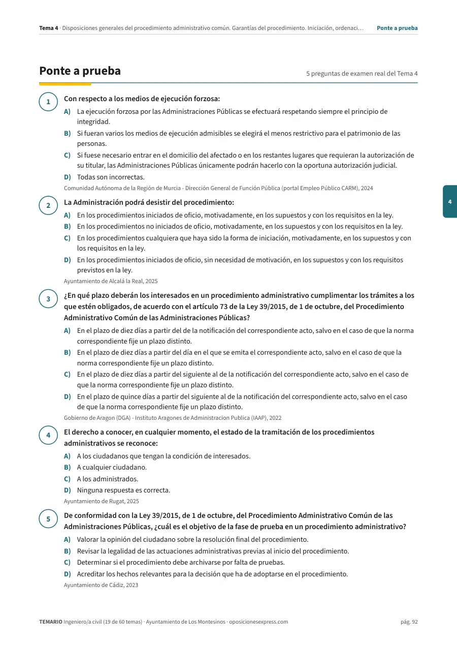 Página del temario con el cierre de un tema
