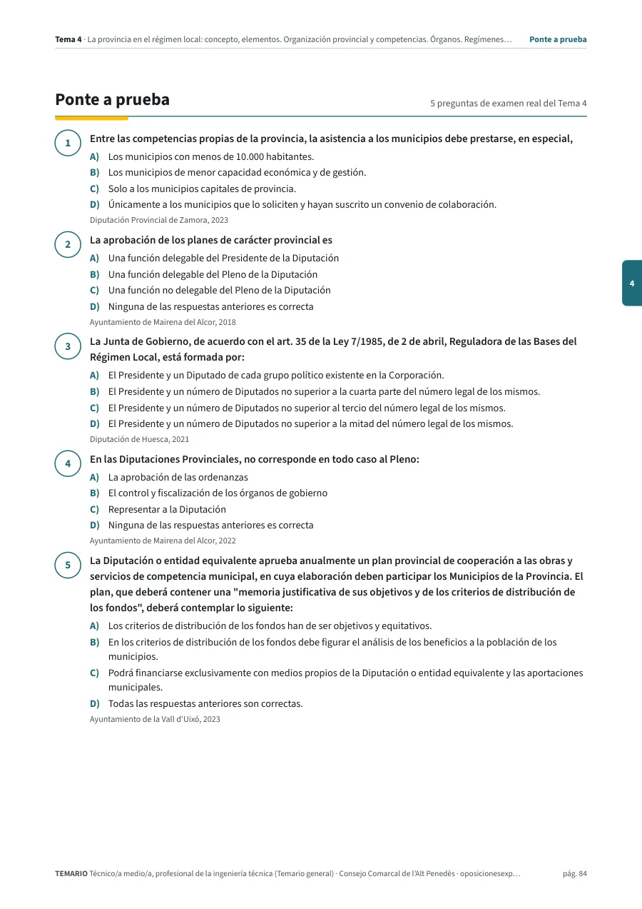 Página del temario con el cierre de un tema