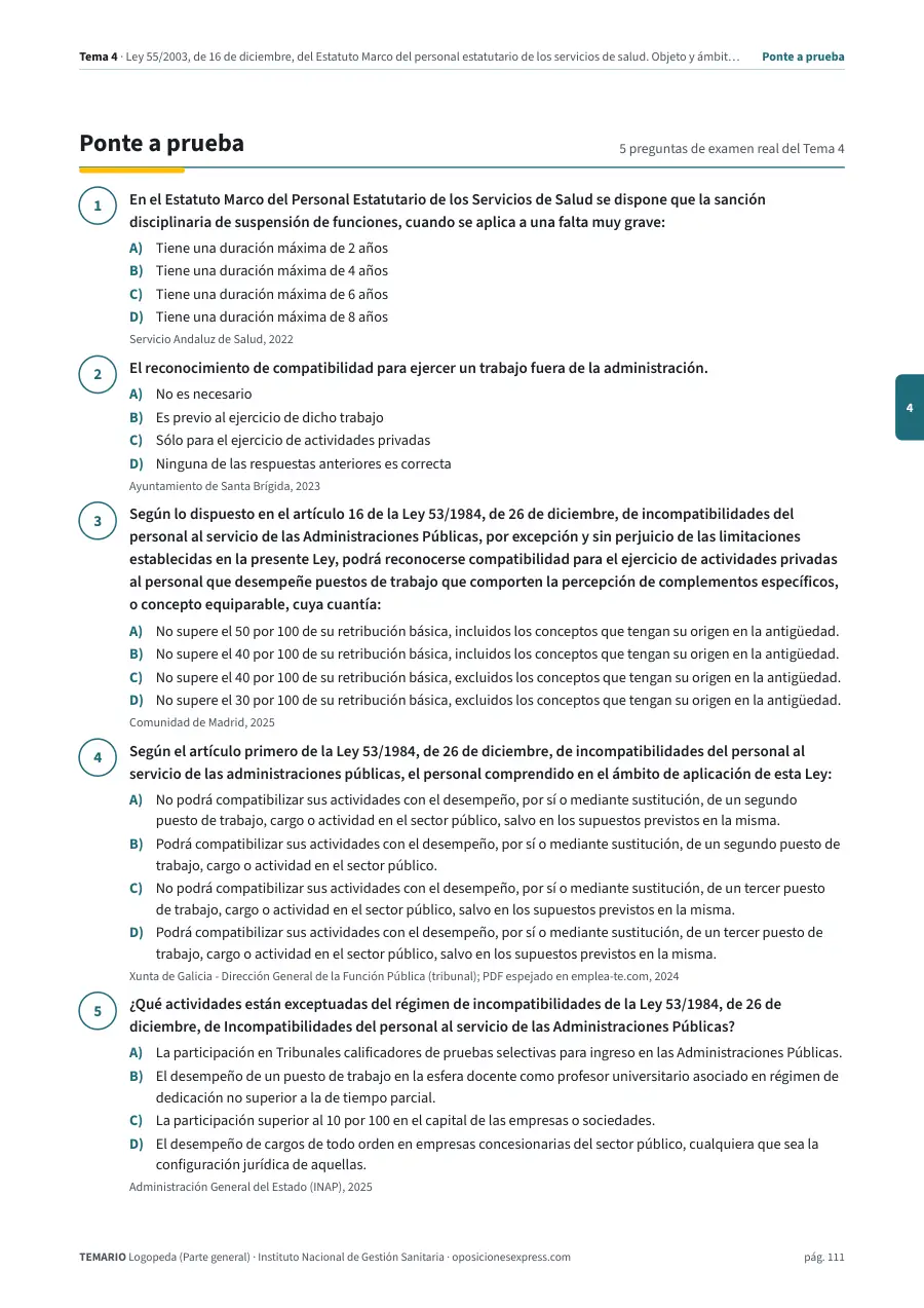 Página del temario con el cierre de un tema
