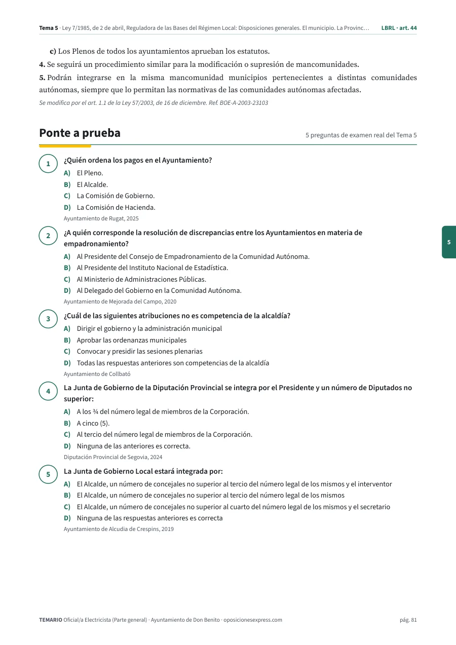 Página del temario con el cierre de un tema