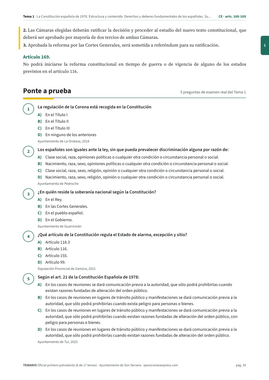 Página del temario con el cierre de un tema