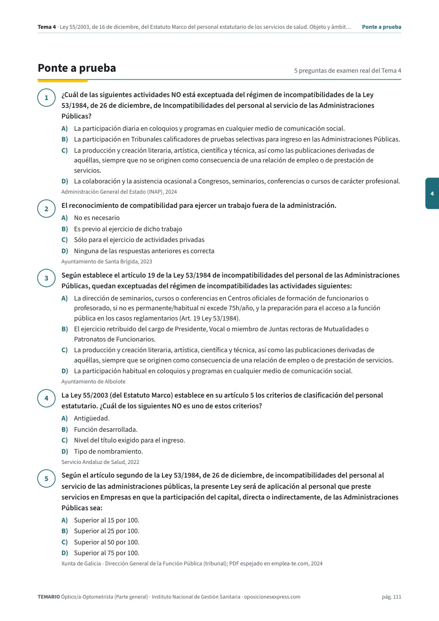 Página del temario con el cierre de un tema