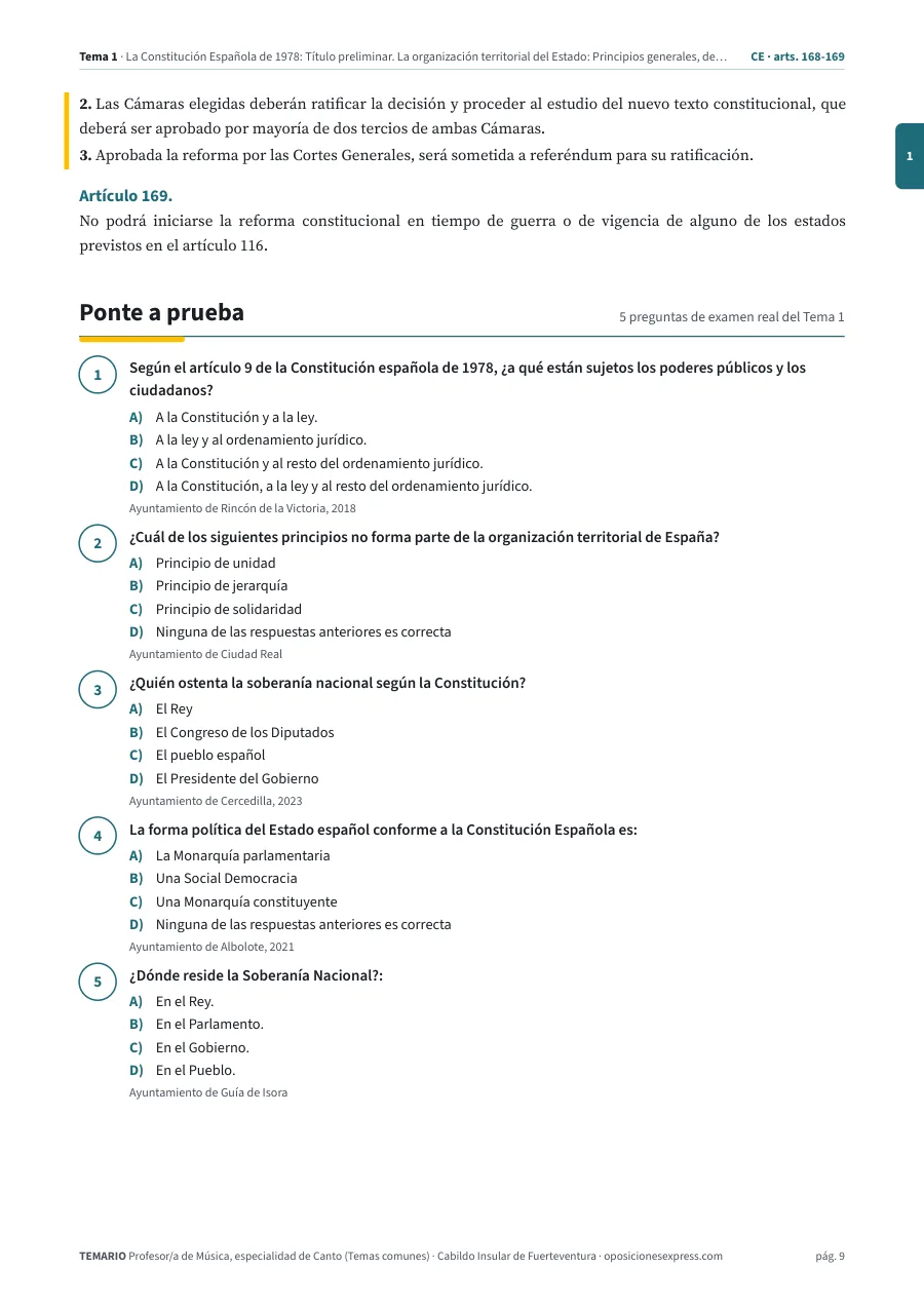 Página del temario con el cierre de un tema