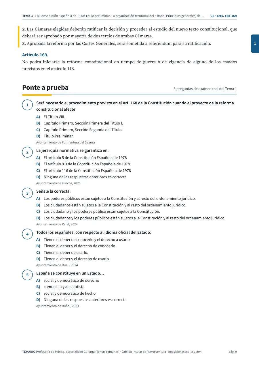 Página del temario con el cierre de un tema