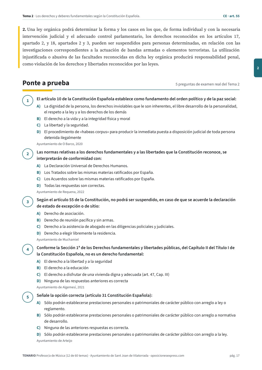 Página del temario con el cierre de un tema