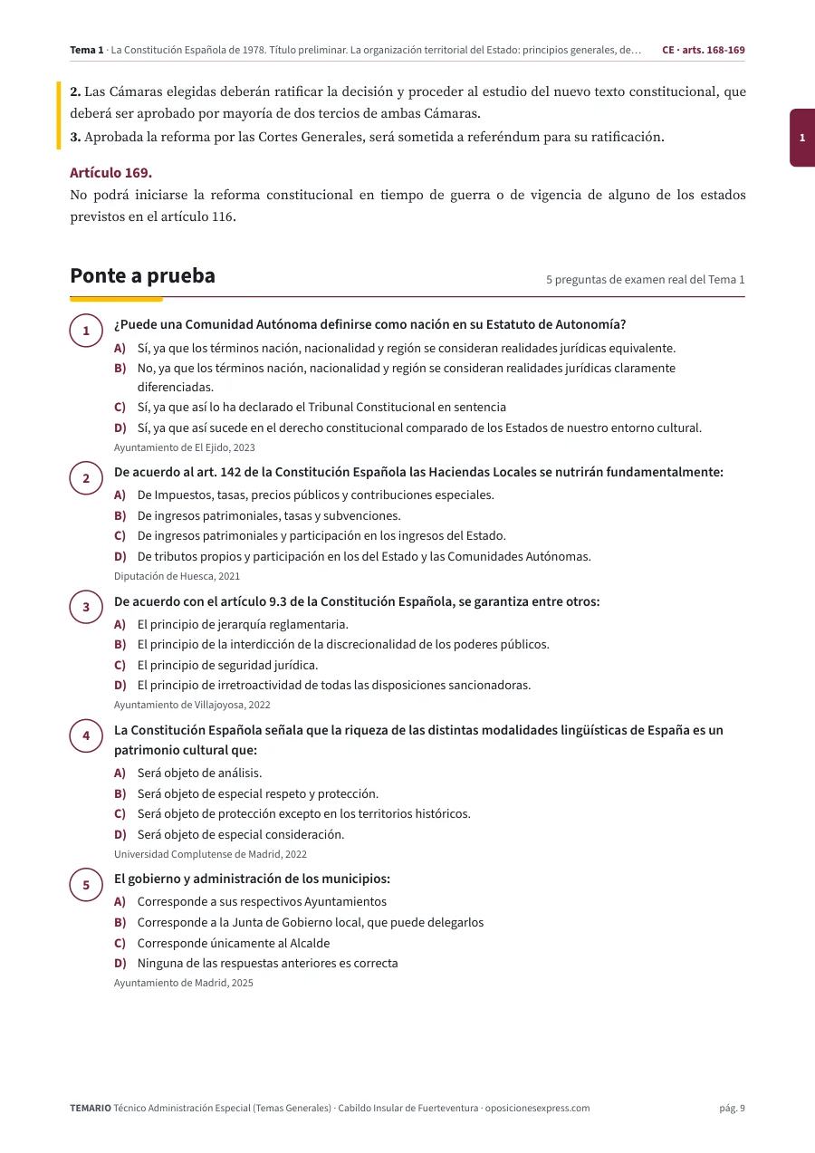 Página del temario con el cierre de un tema