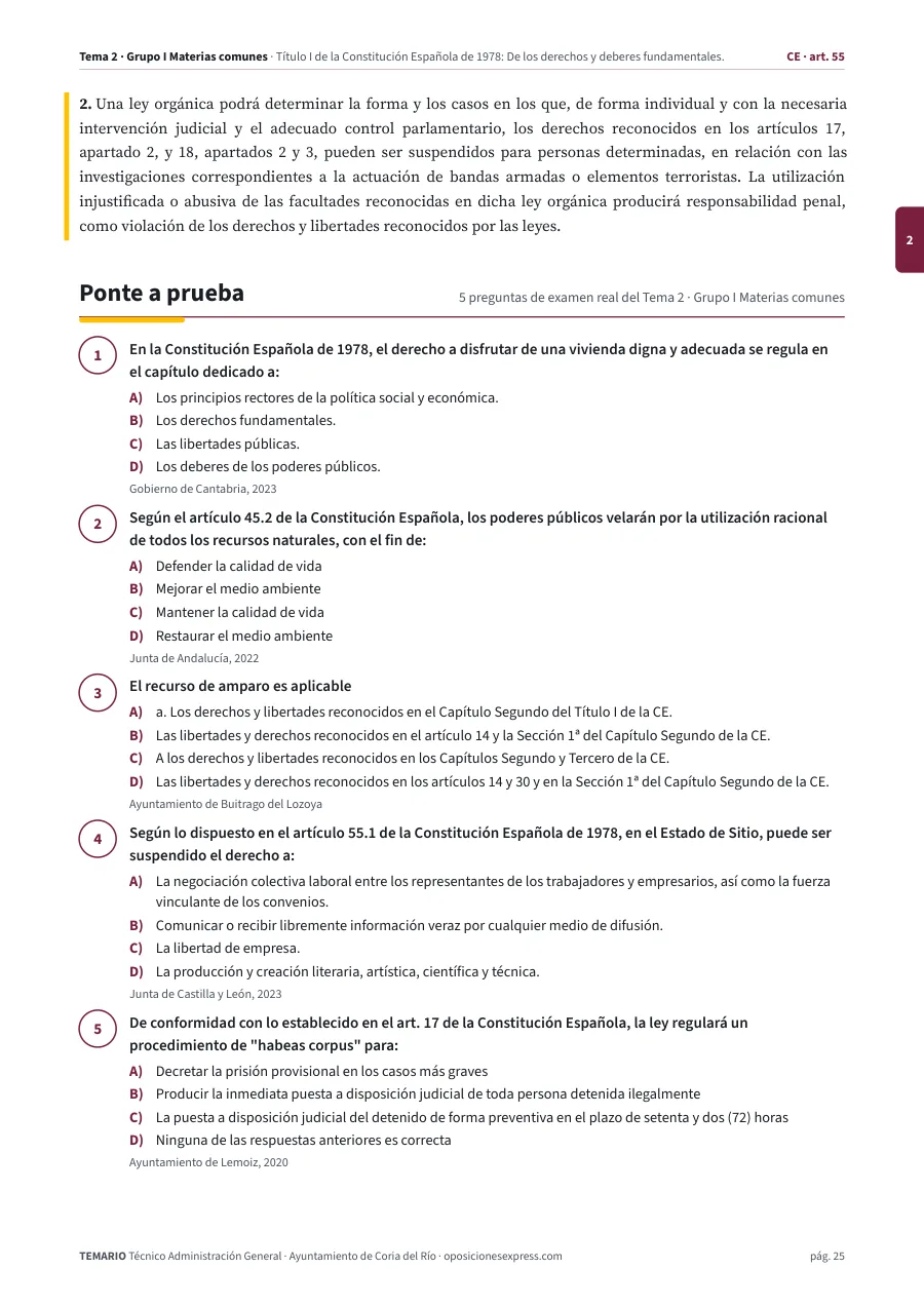 Página del temario con el cierre de un tema