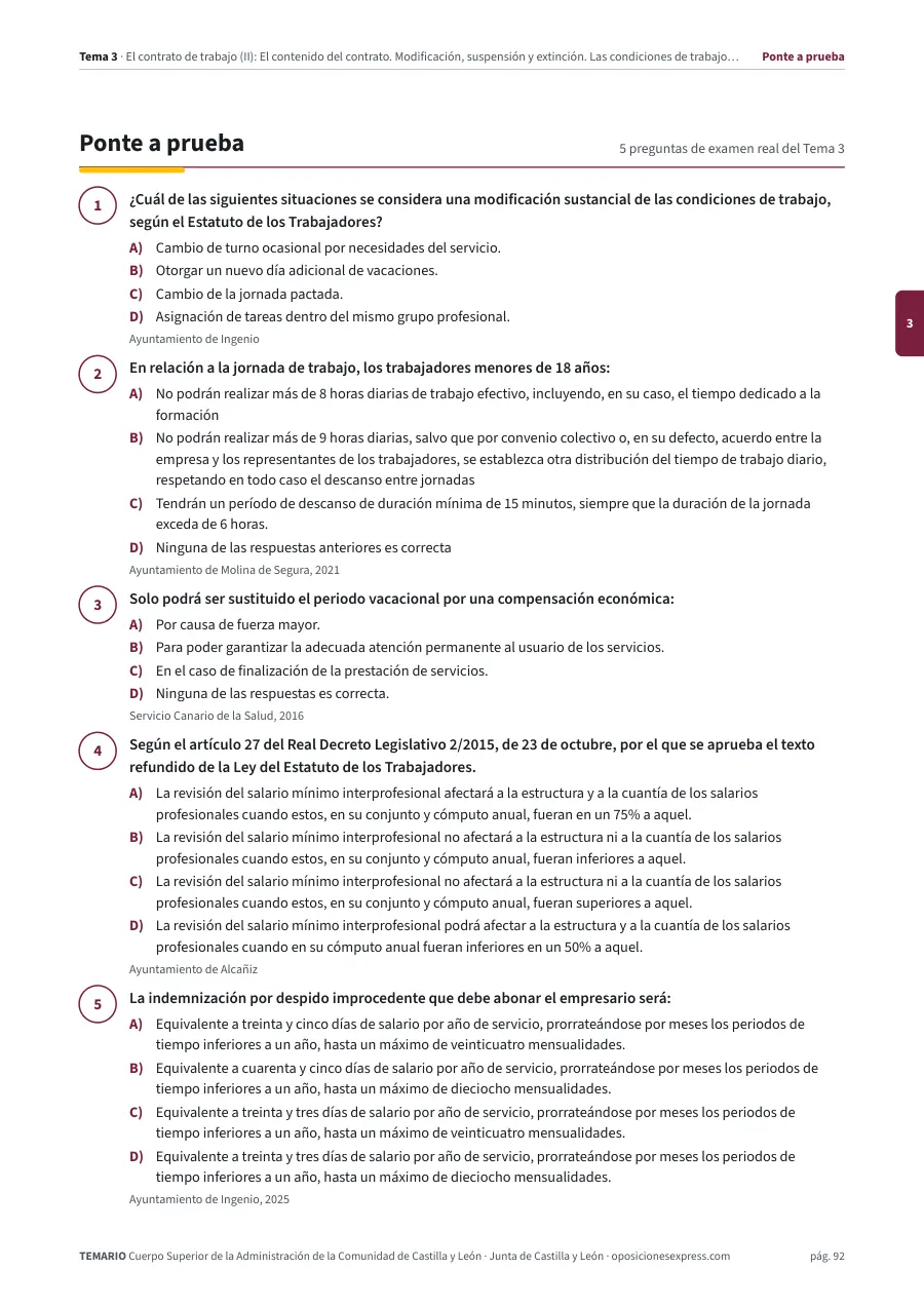 Página del temario con el cierre de un tema