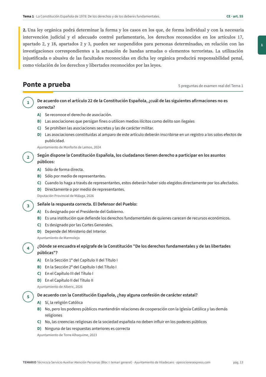 Página del temario con el cierre de un tema