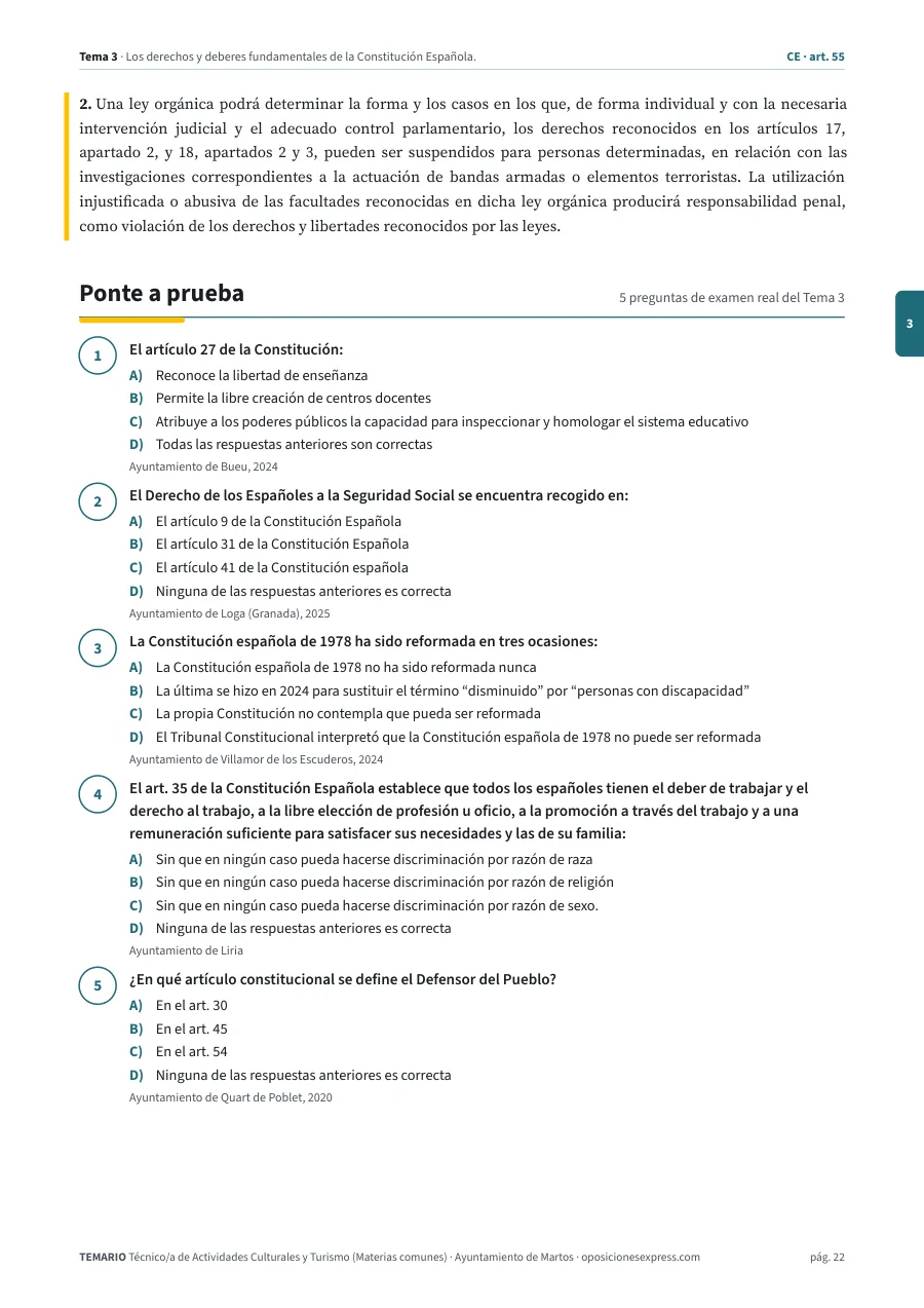 Página del temario con el cierre de un tema
