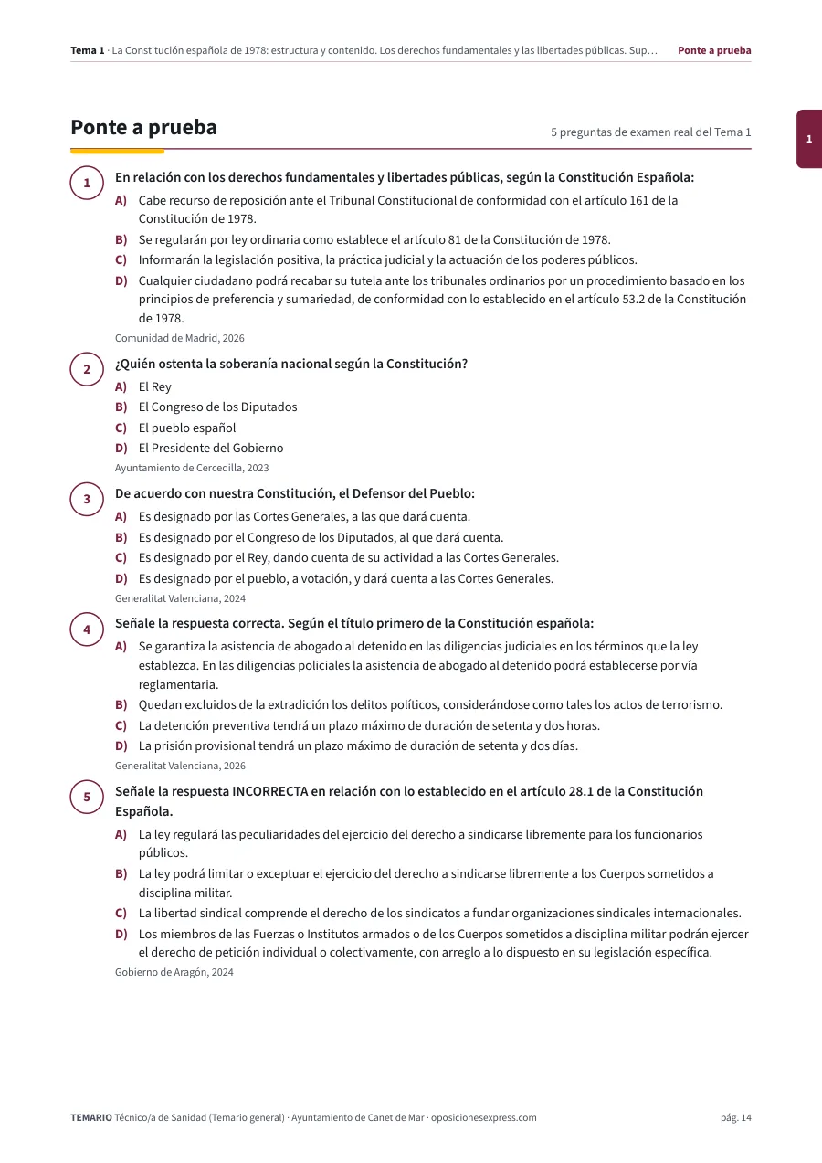 Página del temario con el cierre de un tema