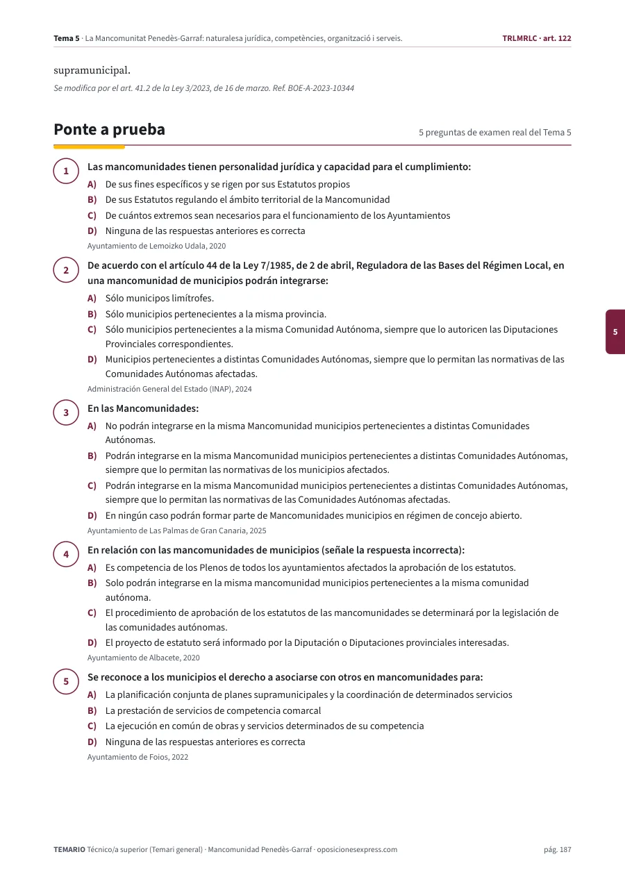 Página del temario con el cierre de un tema