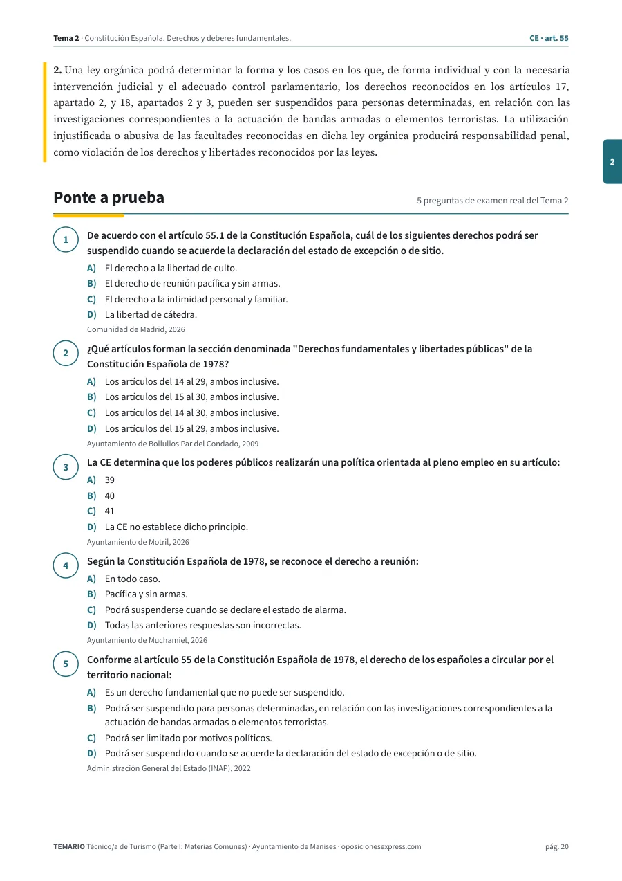 Página del temario con el cierre de un tema