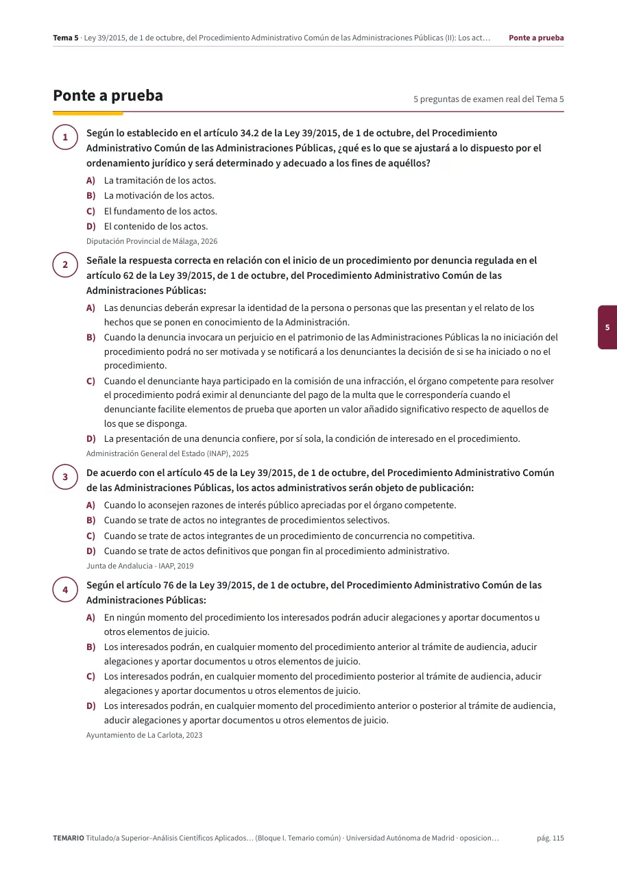 Página del temario con el cierre de un tema