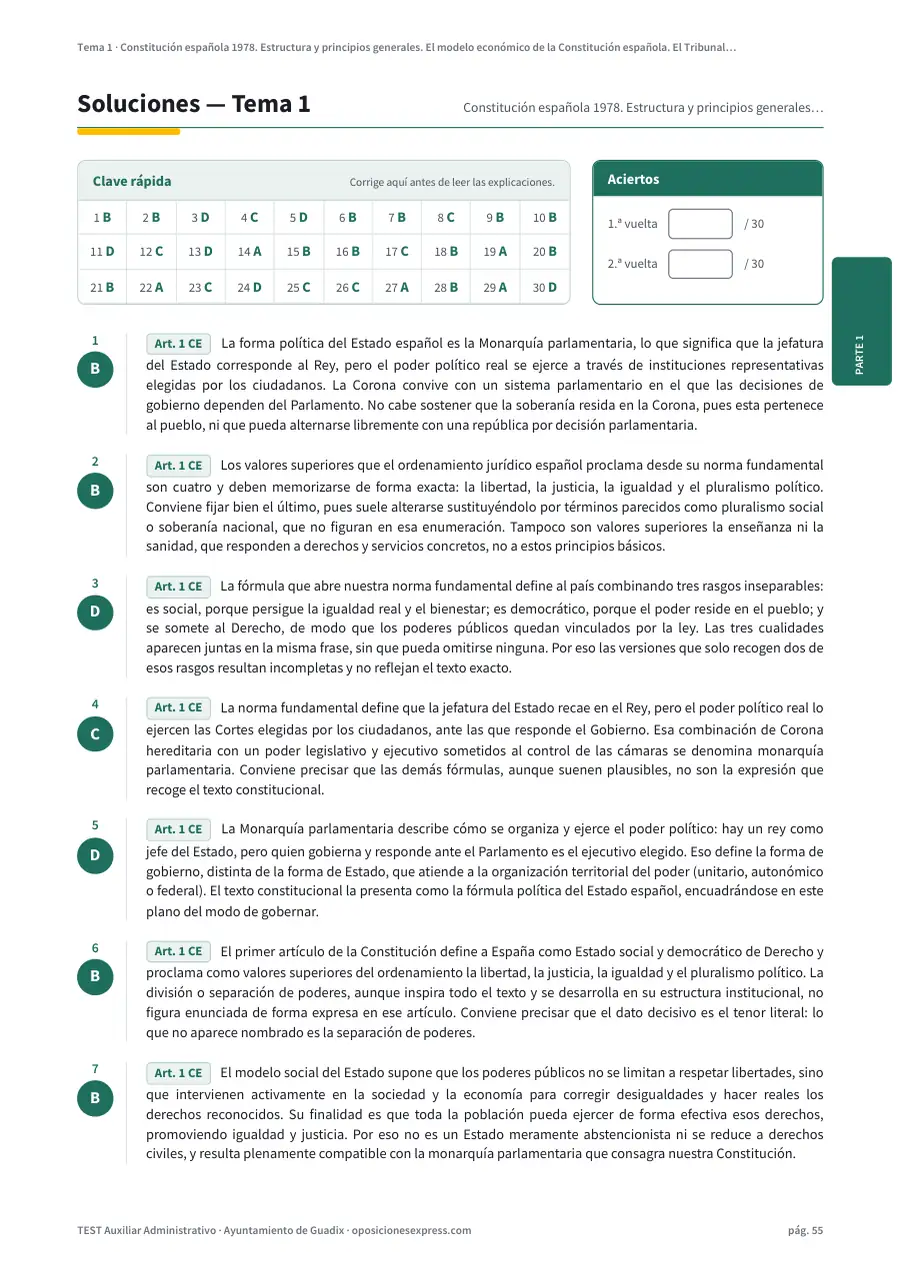 Página de soluciones del tema 1