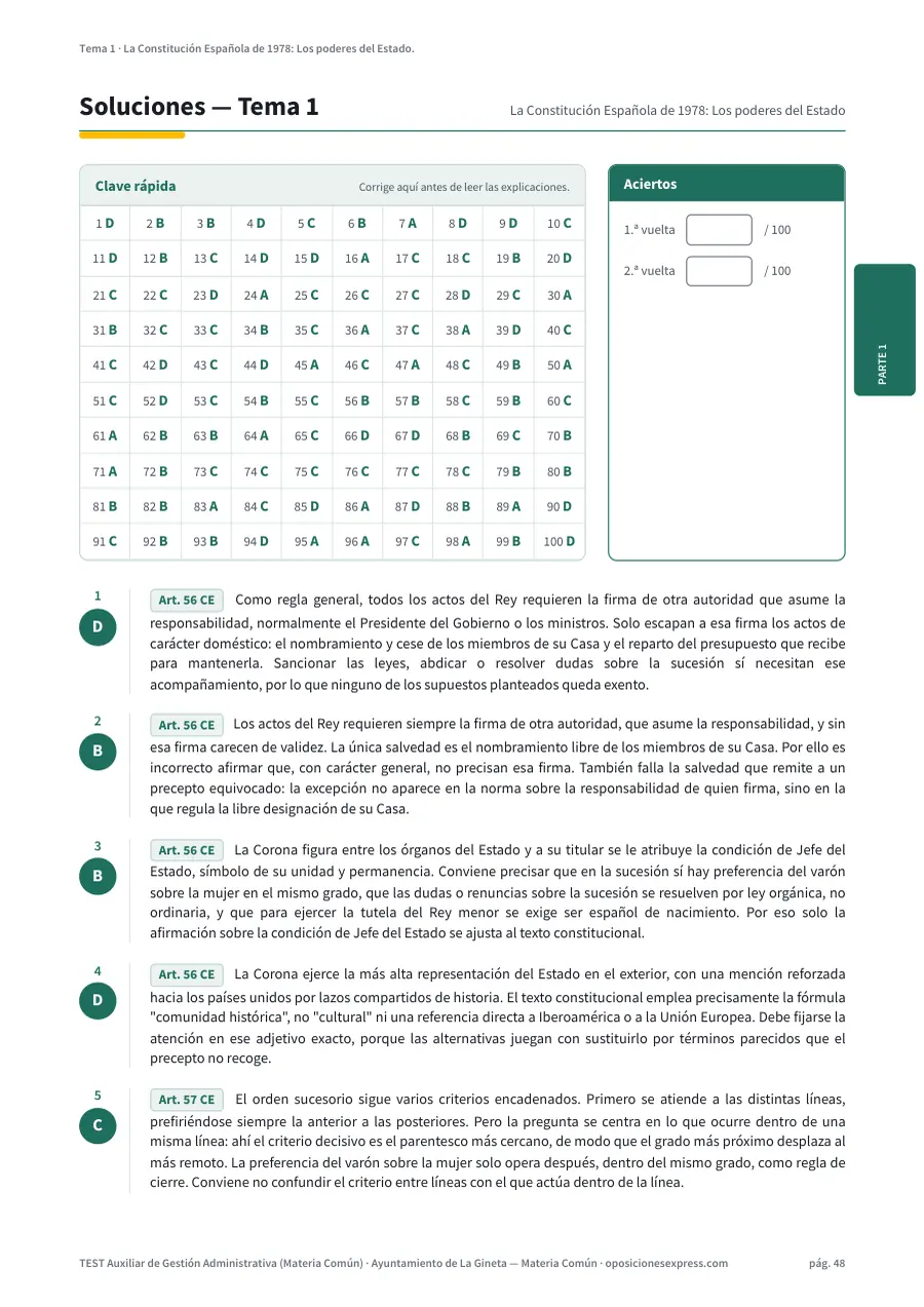 Página de soluciones del tema 1