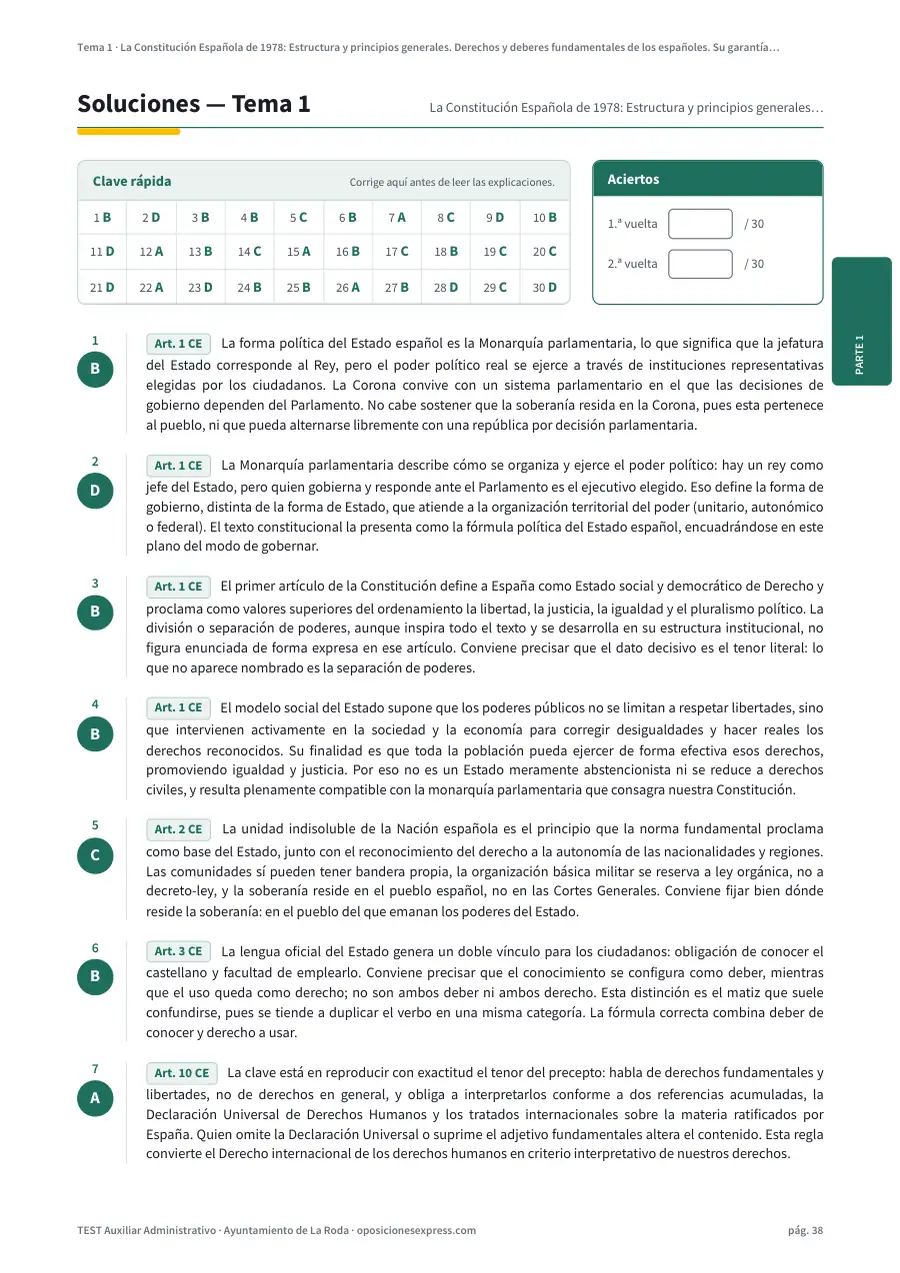 Página de soluciones del tema 1