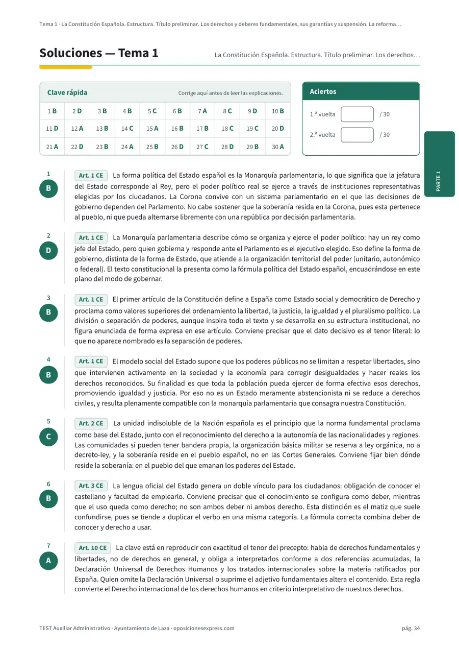 Página de soluciones del tema 1