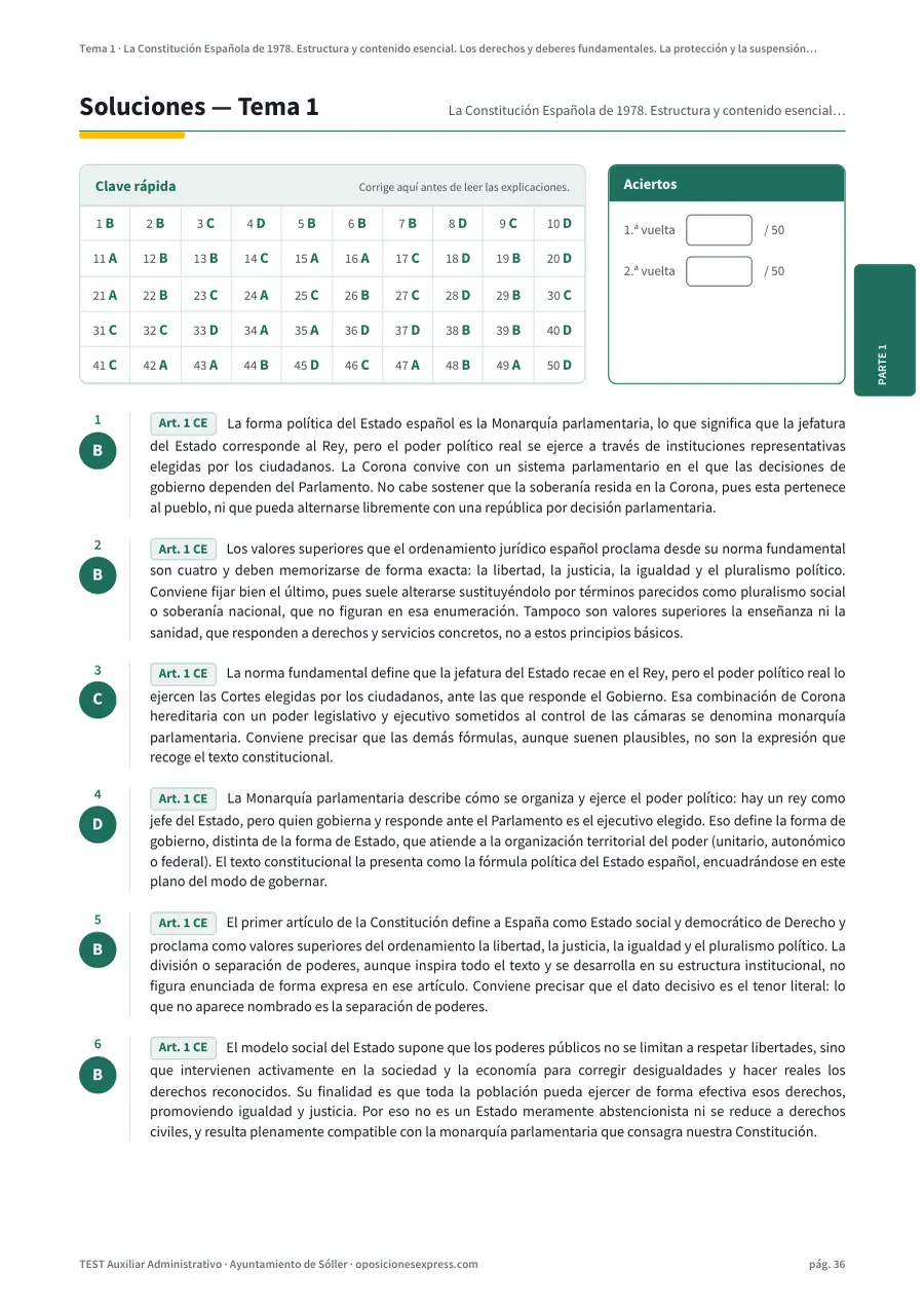 Página de soluciones del tema 1