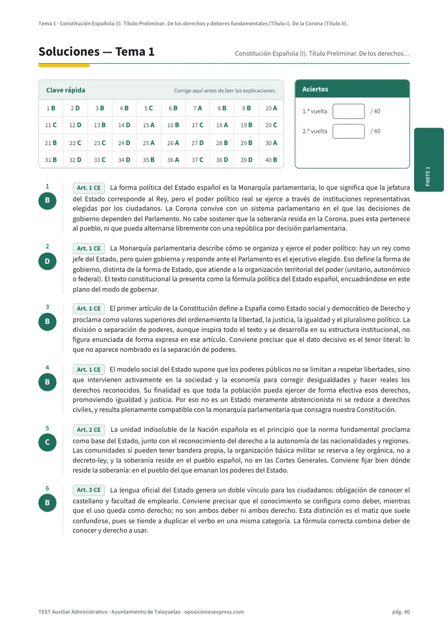 Página de soluciones del tema 1
