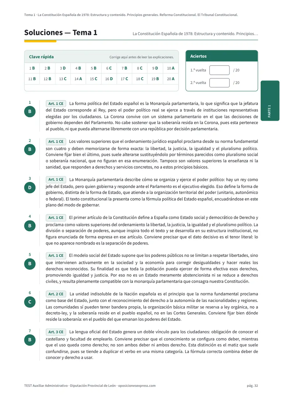 Página de soluciones del tema 1
