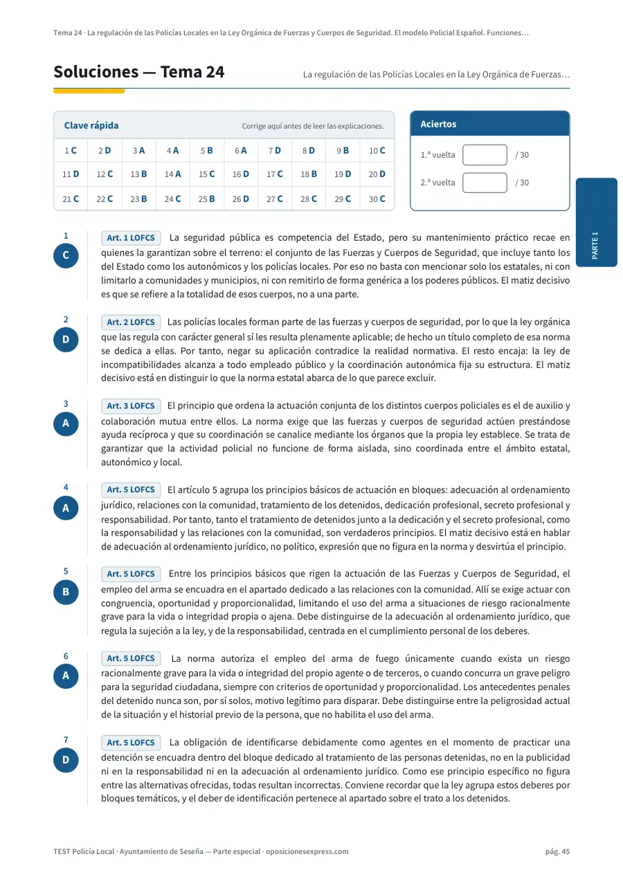 Página de soluciones del tema 24
