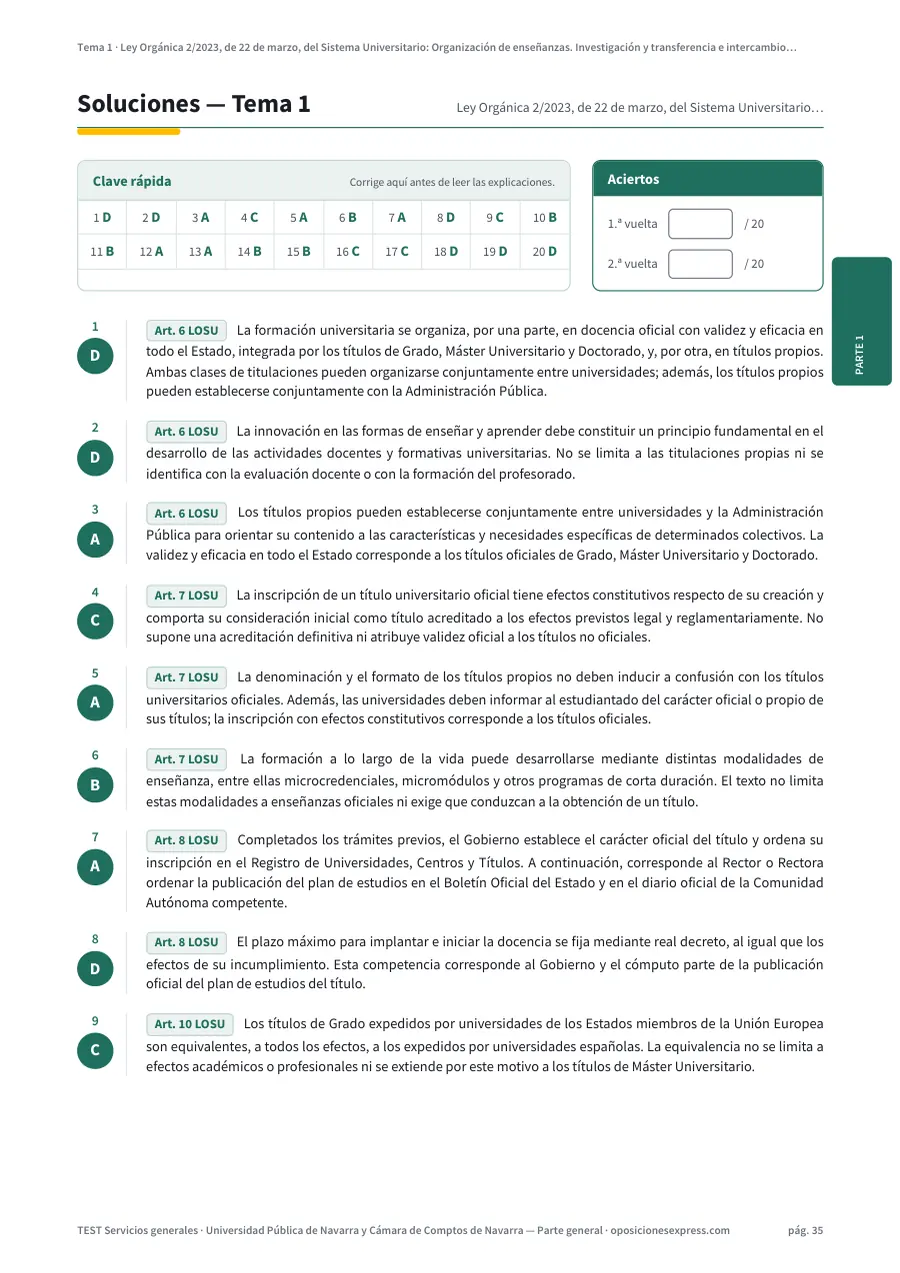 Página de soluciones del tema 1